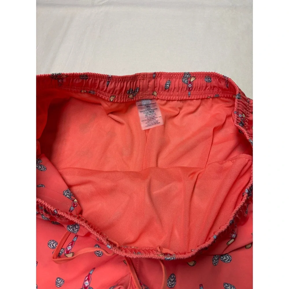 Vineyard Vines Mens XL W36 L5 Chappy‎ Swim Trunks Coral Oyster Hot Sauce